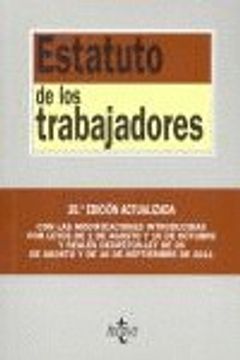 portada Estatuto de los Trabajadores (Derecho - Biblioteca De Textos Legales) (in Spanish)