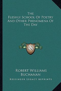 portada the fleshly school of poetry and other phenomena of the day