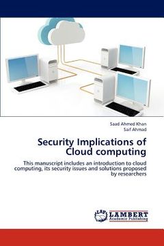portada security implications of cloud computing (en Inglés)