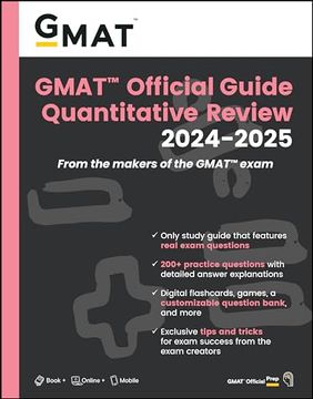 portada Gmat Official Guide Quantitative Review 2024-2025: Book + Online Question Bank (en Inglés)