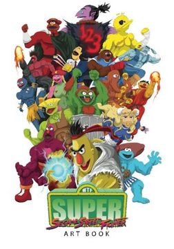 portada Sesame Street Fighter Artbook (en Inglés)