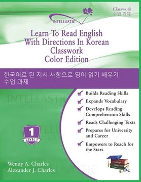 portada Learn To Read English With Directions In Korean Classwork: Color Edition (in English)