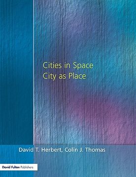 portada cities in space: city as place (en Inglés)