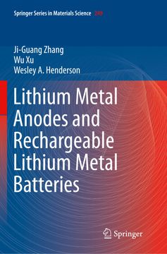 portada Lithium Metal Anodes and Rechargeable Lithium Metal Batteries (in English)