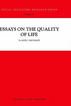 portada essays on the quality of life (en Inglés)