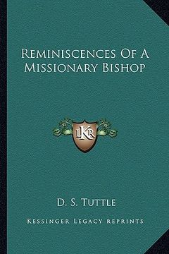 portada reminiscences of a missionary bishop (in English)