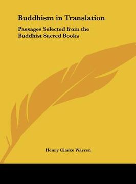 portada buddhism in translation: passages selected from the buddhist sacred books (en Inglés)