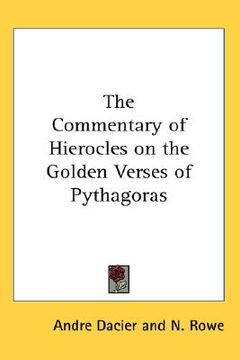 portada the commentary of hierocles on the golden verses of pythagoras (en Inglés)