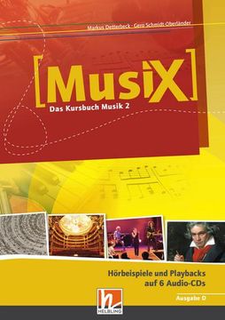 portada Musix 2. Audio-Cds. Ausgabe Deutschland: Klasse 7/8. 6 Audio-Cds mit Originalaufnahmen und Playbacks (en Alemán)