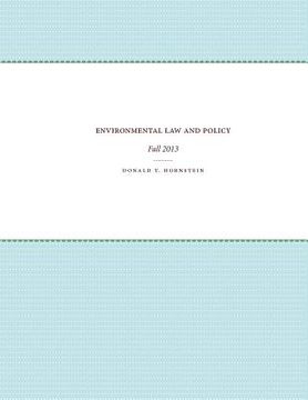 portada Environmental Law and Policy (en Inglés)