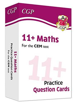 portada New 11+ cem Maths Practice Question Cards - Ages 10-11 (Cgp 11+ Cem) (en Inglés)