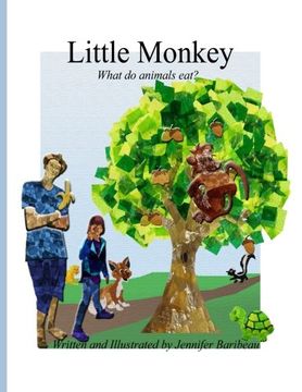 portada Little Monkey: What do animals eat?