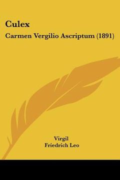 portada culex: carmen vergilio ascriptum (1891)