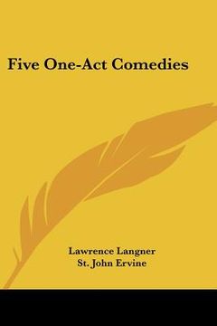 portada five one-act comedies (en Inglés)
