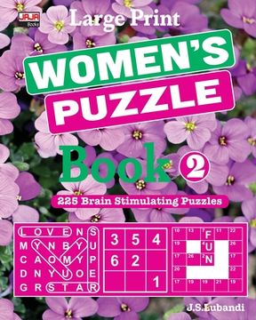 portada Large Print WOMEN'S PUZZLE Book 2 (in English)