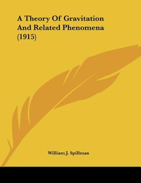 portada a theory of gravitation and related phenomena (1915) (en Inglés)