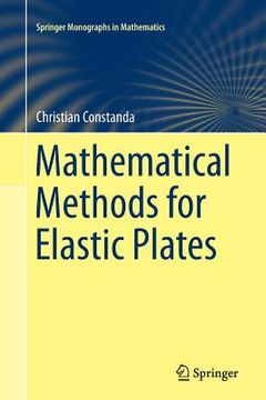 portada Mathematical Methods for Elastic Plates (en Inglés)