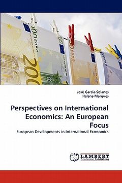 portada perspectives on international economics: an european focus (en Inglés)