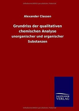 portada Grundriss der qualitativen chemischen Analyse
