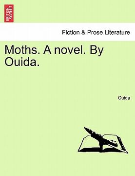 portada moths. a novel. by ouida. (in English)