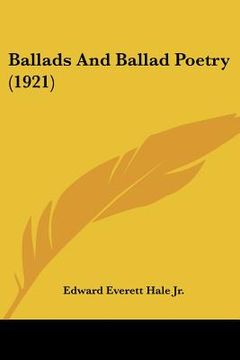 portada ballads and ballad poetry (1921) (en Inglés)