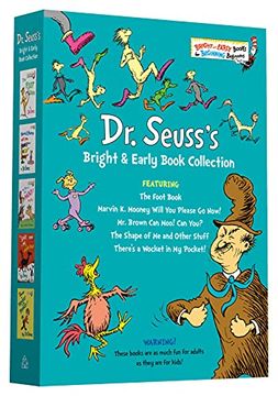 portada Dr. Seuss Bright & Early Book Collection: The Foot Book; Marvin k. Mooney Will you Please go Now! Mr. Brown can Moo! Can You? , the Shape of me and Other Stuff; There'S a Wocket in my Pocket! (en Inglés)
