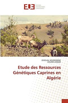 portada Etude des Ressources Génétiques Caprines en Algérie (in French)