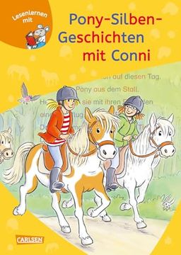 portada Lesemaus zum Lesenlernen Sammelbände: Pony-Silben-Geschichten mit Conni (en Alemán)