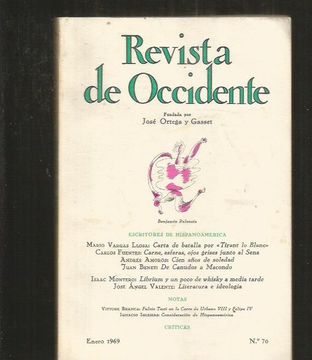 Libro REVISTA DE OCCIDENTE. NUMERO 70: ESCRITORES DE HISPANOAMERICA / MARIO  VARGAS LLOSA. CARTA DE BATALLA De Varios Autores - Buscalibre