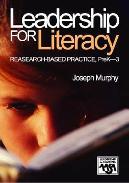 portada leadership for literacy: research-based practice, prek-3 (in English)