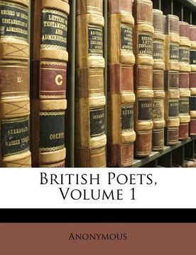 portada british poets, volume 1 (en Inglés)