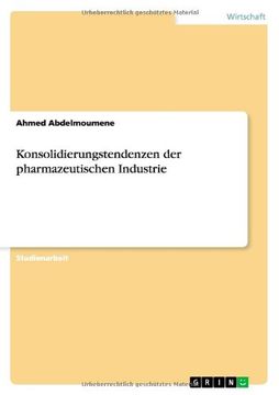 portada Konsolidierungstendenzen der pharmazeutischen Industrie