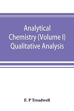 portada Analytical Chemistry (Volume i) Qualitative Analysis (in English)