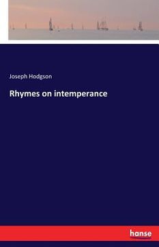 portada Rhymes on intemperance (in English)