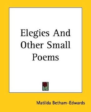 portada elegies and other small poems (in English)
