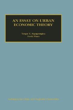 portada an essay on urban economic theory (en Inglés)