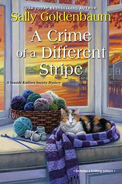 portada A Crime of a Different Stripe (Seaside Knitters Society) (en Inglés)