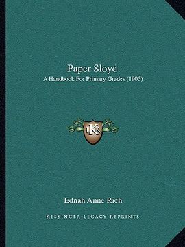 portada paper sloyd: a handbook for primary grades (1905) (en Inglés)