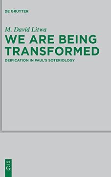 portada We are Being Transformed (Beihefte zur Zeitschrift fur die Neutestamentliche Wissenschaft) 