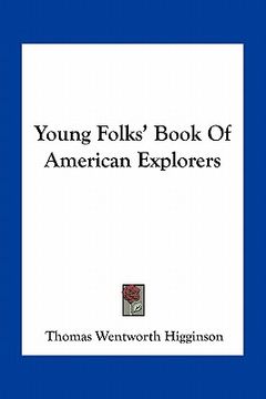 portada young folks' book of american explorers (in English)