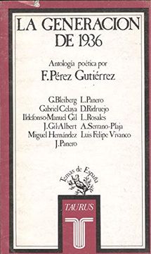 portada La Generacion de 1936 Antologia Poetica