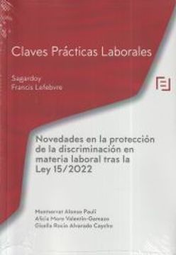 portada Novedades en la Proteccion de la Discriminacion en Materia Laboral Tras la ley 15/2022 (in Spanish)