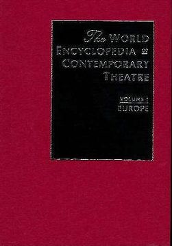 portada world encyclopedia of contemporary theatre: volume 1: europe (en Inglés)