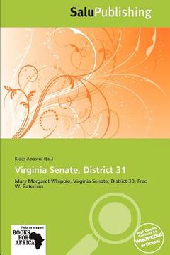 virginia senate, district 31 (en Inglés)