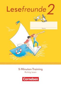 portada Lesefreunde 2. Schuljahr. 5-Minuten-Training - Arbeitsheft Richtig Lesen -? Stliche Bundesl? Nder und Berlin (en Alemán)