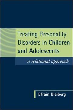 portada treating personality disorders in children and adolescents,a relational approach (in English)