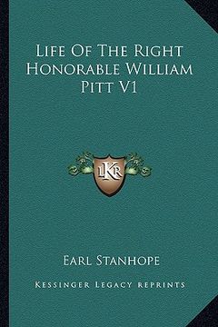 portada life of the right honorable william pitt v1 (en Inglés)