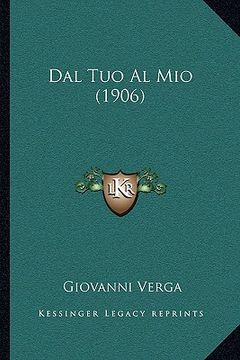 portada Dal Tuo Al Mio (1906) (in Italian)