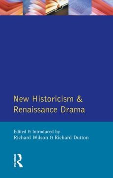 portada New Historicism and Renaissance: Drama (Longman Critical Readers) (en Inglés)