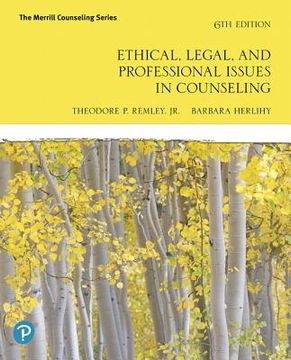 portada Ethical, Legal, and Professional Issues in Counseling (in English)